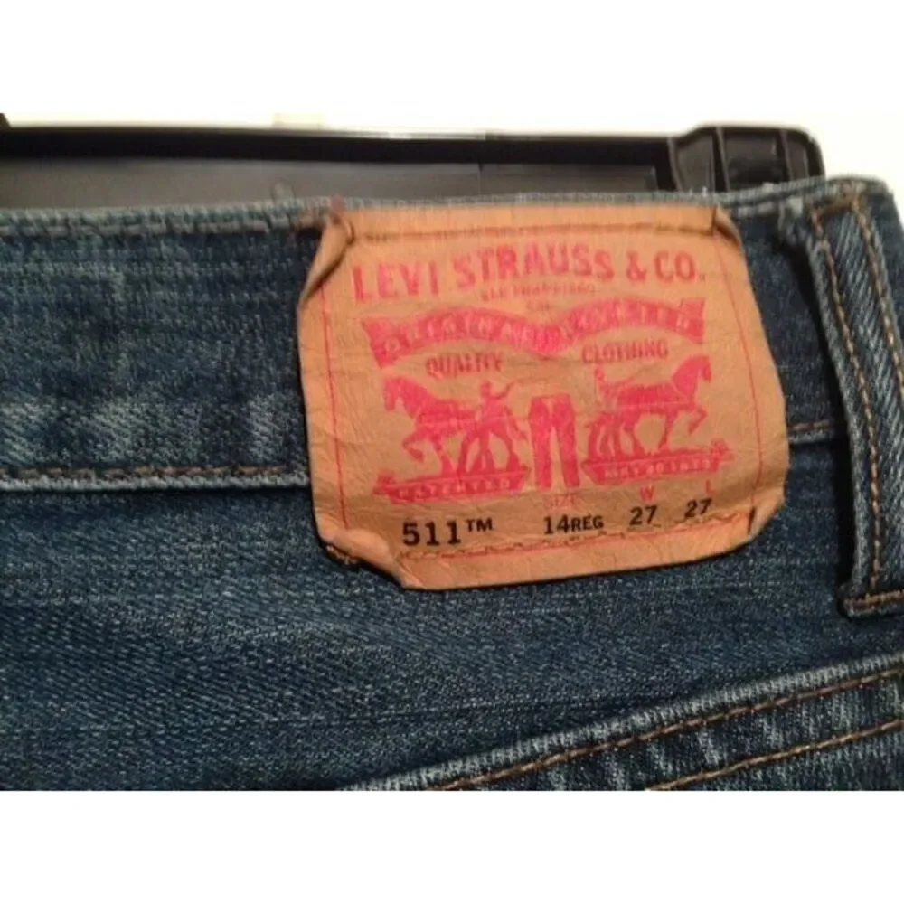 LEVI'S 511 SIZE 14 REG 27X27 JEANS